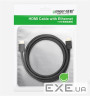Кабель мультимедійний HDMI M to HDMI M 1.0m V2.0 4K Ugreen (10106)