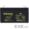 Акумуляторна батарея GEMIX LP6-1.3 (6В, 1.3Агод )