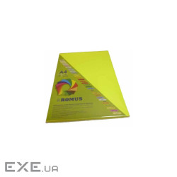 Папір Romus A4 80 г/м2 100c, yellow neon (R50713)