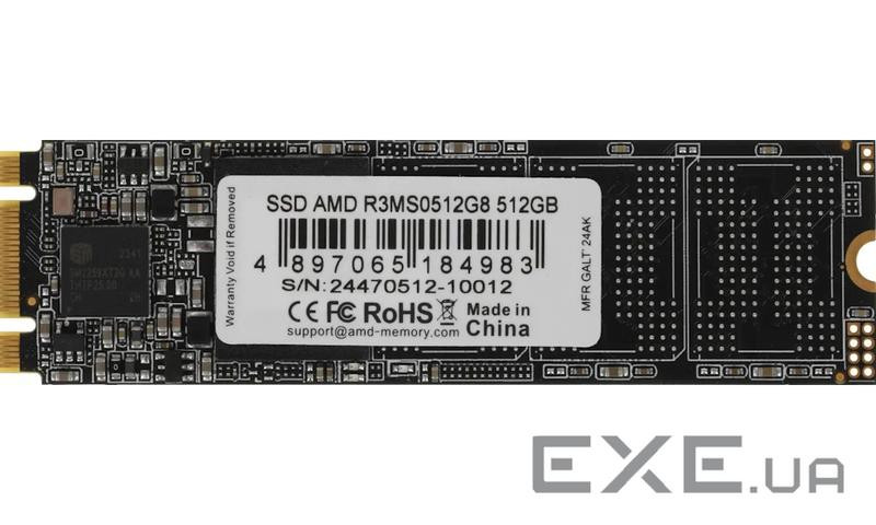SSD диск AMD Radeon R3 512GB M.2 SATA (R3MS0512G8)