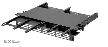 Полиця з організатором для 12-ти оптичних касет 19", 1U (FLEX1U06)
