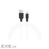 Кабель HOCO X21 USB-A to Micro-USB 1м Black/White (6957531071389)