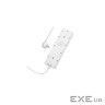 Мережевий фільтр HOCO AC13A на 5 розеток + 3 USB + USB-C, 17W, 220В, кабель 1,5м, White, (AC13A / W)