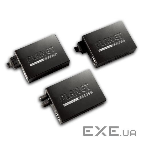 10/100TX - 100Base-FX (SC) Single Mode Bridge Fiber Converter - 15KM, LFPT (FT-802S15-EU)