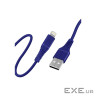 Дата кабель USB 2.0 AM to Lightning 1.2m blue Promate (powerline-ai120.blue)