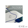 Дата кабель USB 2.0 AM to Lightning 1.2m blue Promate (powerline-ai120.blue)