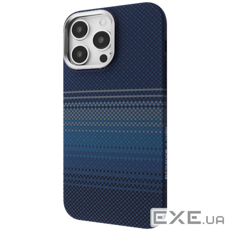 Чехол Proove Gleam Case with Magnetic Ring iPhone 16 Pro Max blue stripes (64729 blue stripes)