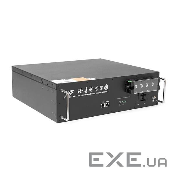 Акумуляторна батарея Ritar 19'' LiFePO4 25,6V 200Ah BMS100@8S для монт (R-LFP 25.6V 200Ah-R)