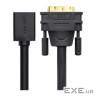 Перехідник DVI M to HDMI F 0.22m black Ugreen (20118)