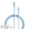 Кабель Vention USB 2.0 C Male to C Male 5A Cable 1.5M Light Blue Silicone Type (TAWSG)