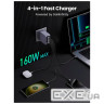 Зарядний пристрій Ugreen 4xUSB 160W (3xUSB-C + USB-A) Gan Nexode Pro X763 (25877)
