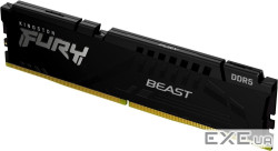 Модуль пам'яті KINGSTON FURY Beast EXPO DDR5 6000MHz 32GB Black (KF560C36BBE2-32)
