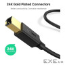 Кабель для принтера USB 2.0 AM/BM 1.5m Black Ugreen (10350)