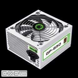 Блок живлення 850W, 80+ Bronze, fan 140mm OPP/OVP/ UVP/OCP/SCP/OTP/NLP/SIP/OLP/NLO GA (GP-850 White)