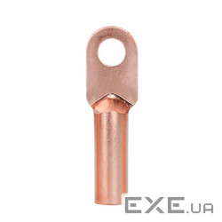 Клема тип "DT" DT-25, довжина 62мм, діам. клеми 8,5мм, під обтискання, мідь, 20шт