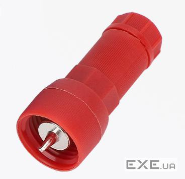 Клема наперсточного типу з проколом, для точкового світильника, червоний (YT-39415) (YT-39415)