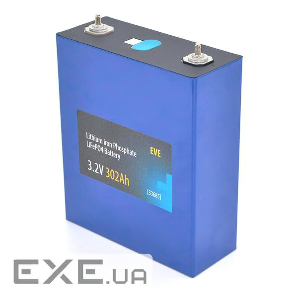 Серце EVE 3.2V 302AH для складання LiFePo4 аккумулятора, (173х72х207(220) м) (EVE-3.2V-302A(LF304))