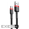 Дата кабель USB 2.0 AM to Micro 5P 2.0m CAMKLF 1.5A black-red Baseus (CAMKLF-C91)