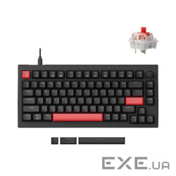 Клавіатура механічна Lemokey X4 84Key, Keychron Red, USB-A, QMK/VIA, Hot-Swap, EN/UKR, RG (X4-H1-UA)