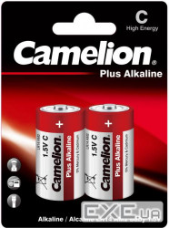 Батарейки Camelion Plus Alkaline C (LR14) 2 шт (C-11000214) (4260033150011)