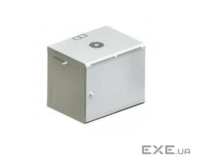 Шафа телекомунікаційна 19" VAGO 9U, настінна, двері метал, сірий, (505х600х600) (022334) 600) (022334)