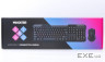 Комплект Maxxter KMS-CM-02-UA (клавіатура+миша) Black, USB