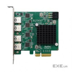 HighPoint Controller Card RU1144F 4Port USB3.2 RocketU 1144F PCIE 3.0x4 Retail