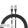 Дата кабель USB-C to Lightning 2.0m CoolPlay Fast Charging 20W black Baseus (CAKW000101)