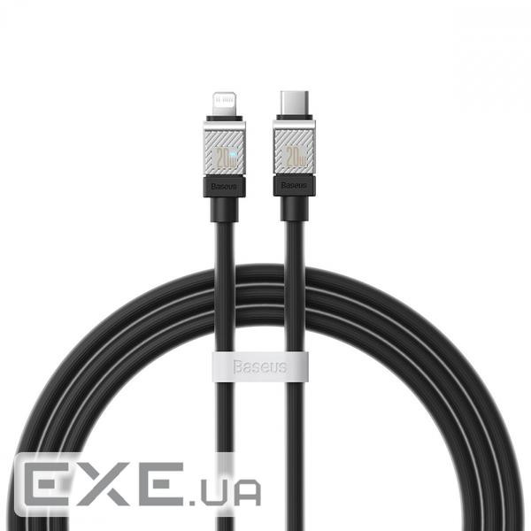 Дата кабель USB-C to Lightning 2.0m CoolPlay Fast Charging 20W black Baseus (CAKW000101)