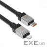 Дата кабель USB-C to Lightning 2.0m CoolPlay Fast Charging 20W black Baseus (CAKW000101)