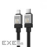Дата кабель USB-C to Lightning 2.0m CoolPlay Fast Charging 20W black Baseus (CAKW000101)