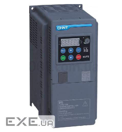 Перетворювач частоти CHINT NVF5-3.7 / TS4-B, 3,7 кВт, 380В, 400Гц-max, векторний,3 фази