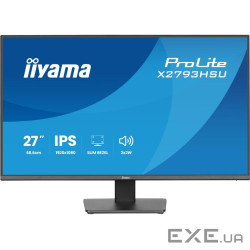 27" 16:9 IPS РК монітор, 1920х1080, 1 мс (MPRT), 1 20 Гц, 350 кд/м2, Adaptive Sync, 1x (X2793HSU-B1)