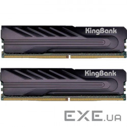 Пам'ять 8Gb x 2 (16Gb Kit) DDR4, 3600 MHz, KingBank, Silver (KB3600H8X2)