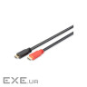 Кабель DIGITUS HDMI UHD 4K, w/Ethernet/Amplifier, type A M/M, 20 m (AK-330118-200-S)