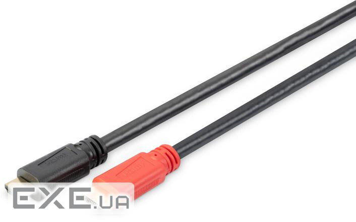 Кабель DIGITUS HDMI UHD 4K, w/Ethernet/Amplifier, type A M/M, 20 m (AK-330118-200-S)
