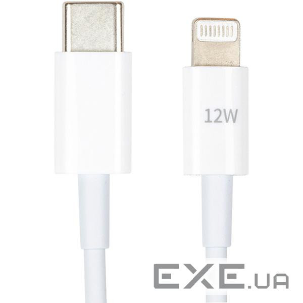 Кабель POWERPLANT USB-C - Lightning 12W 1м White (CA913275)