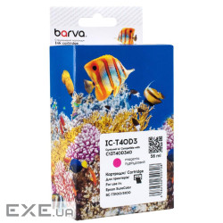 Картридж Barva Epson T40D3 (C13T40D340) 56 мл, Magenta (IC-T40D3)