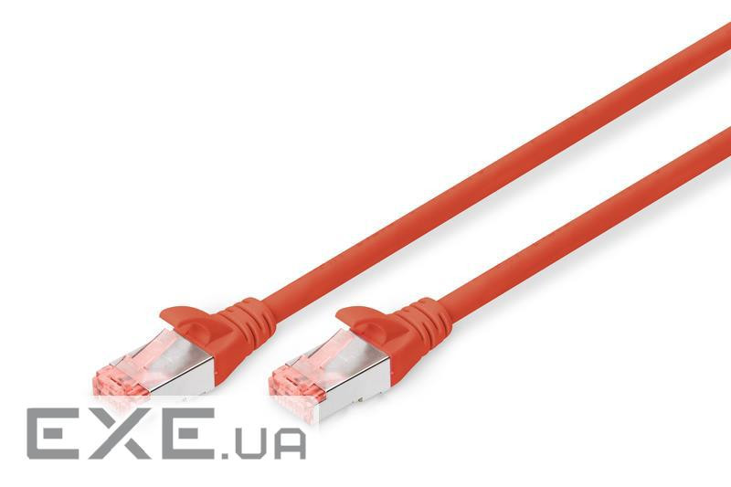 Патч-корд 3м , CAT 6 S-FTP, AWG 27/7, LSZH, red Digitus (DK-1644-030/R)