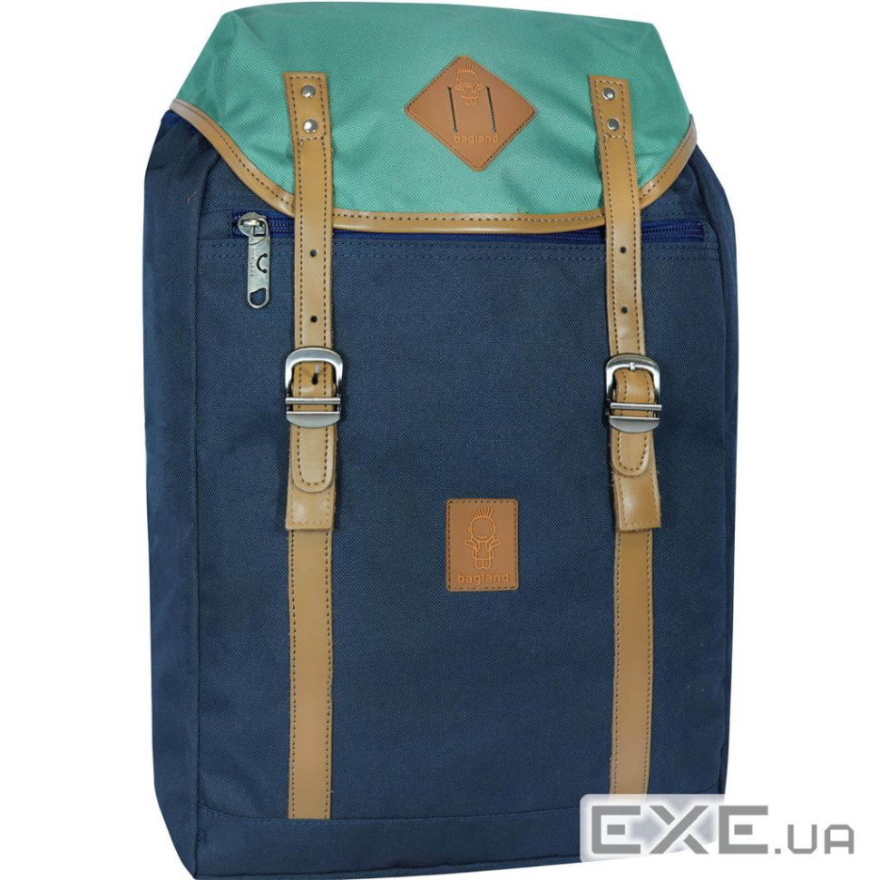 Рюкзак для ноутбука Bagland Successful 17L 225 Blue/green 0050466 (63751133)