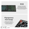 Клавіатура дротова Keychron V6 8K Keychron Super Red Switch Black RGB (V6W-D1-UA)