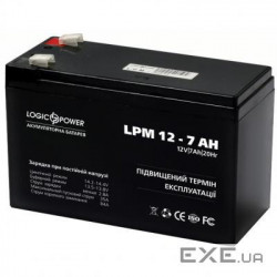 Акумуляторна батарея LOGICPOWER LPM 12 - 7 AH (12В, 7Ач) (3862)