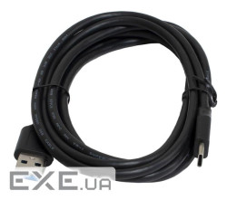 Дата кабель USB 3.0 AM to USB-C 2.0m black Patron (CAB-PN-USB3-TYPEC-2M)