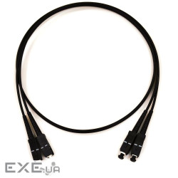Патчкорд SC/UPC-SC/UPC MM (G50-OM3) 1м Duplex чорний (UPC-1SCSC(MM)D(ON)BK)