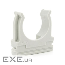 Кріплення для гофри / труби сіра 25 мм (пач. 25шт. ціна за пачку) (YT21334) ) (YT21334)