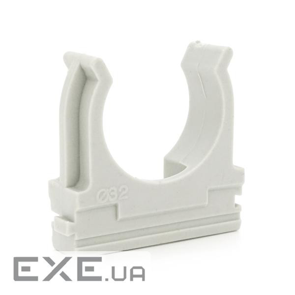 Кріплення для гофри / труби сіра 25 мм (пач. 25шт. ціна за пачку) (YT21334) ) (YT21334)