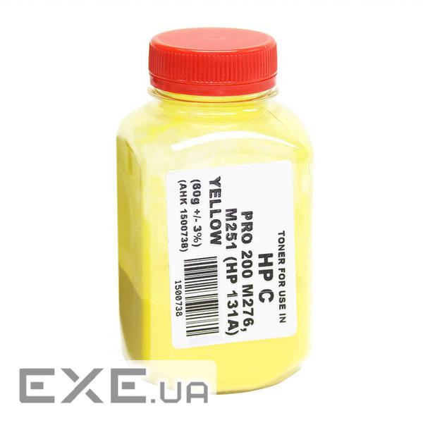 Тонер HP CLJ Pro 200/M251/M276n, 60г Yellow AHK (1500738)