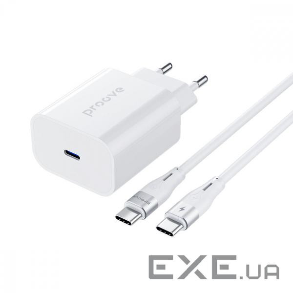 Зарядний пристрій PROOVE Rapid 30W 1xUSB-C, 2xUSB-A, PD3.0, QC3.0 White w/Type-C to (WCRP30012202)
