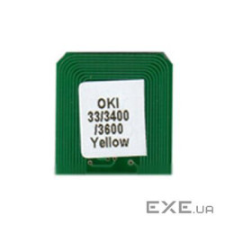 Чип для картриджа OKI C3300/3400/3600 (2.5K) Yellow BASF (WWMID-71090)