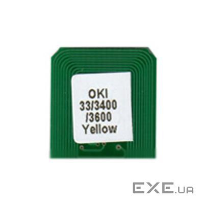 Чип для картриджа OKI C3300/3400/3600 (2.5K) Yellow BASF (WWMID-71090)